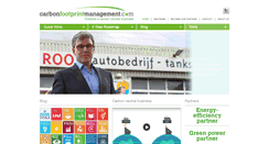 Desktop Screenshot of carbonfootprintmanagement.com